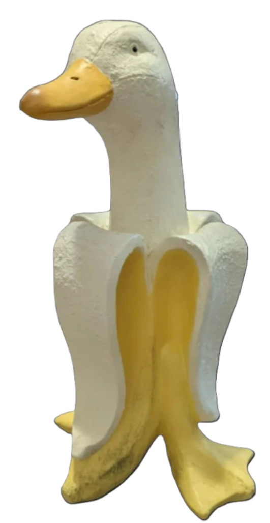 Banana Duck Statue 